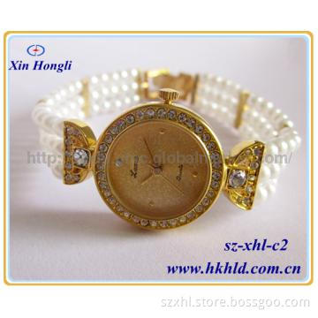 2013 fashion plating gold watches ladies
